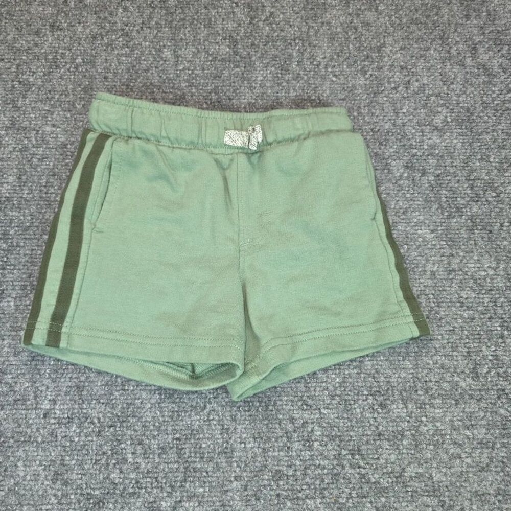 Toddler Green Side Stripe Pull-On Shorts Size 3T
